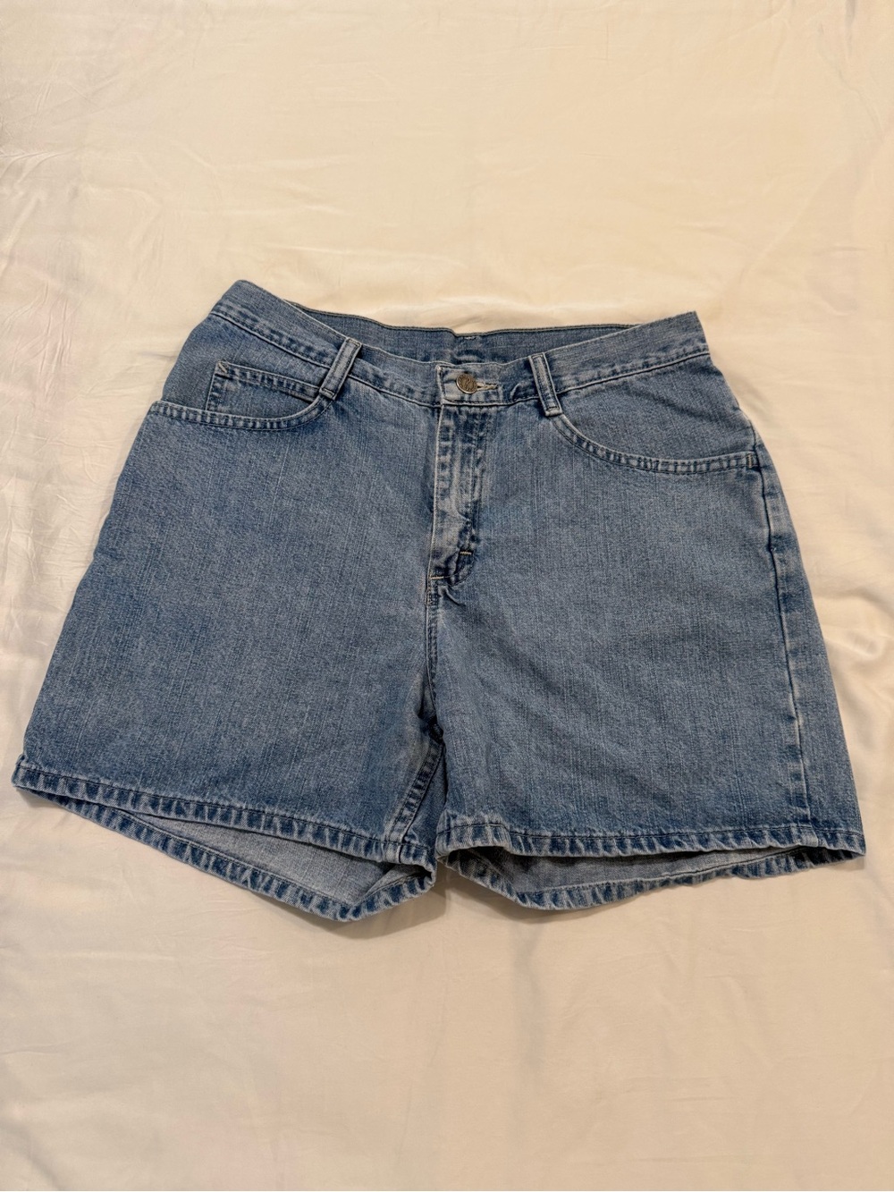 Riders by LEE Classic Denim Jorts, High-Rise Blue Denim Shorts